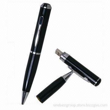 HD 1,280 x 720P Concealed Spy Camera Pens, DVR in High-quality with Rechargeable Batteries